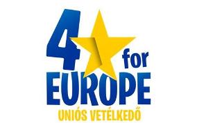 A 4 for Europe vetélkedő logója